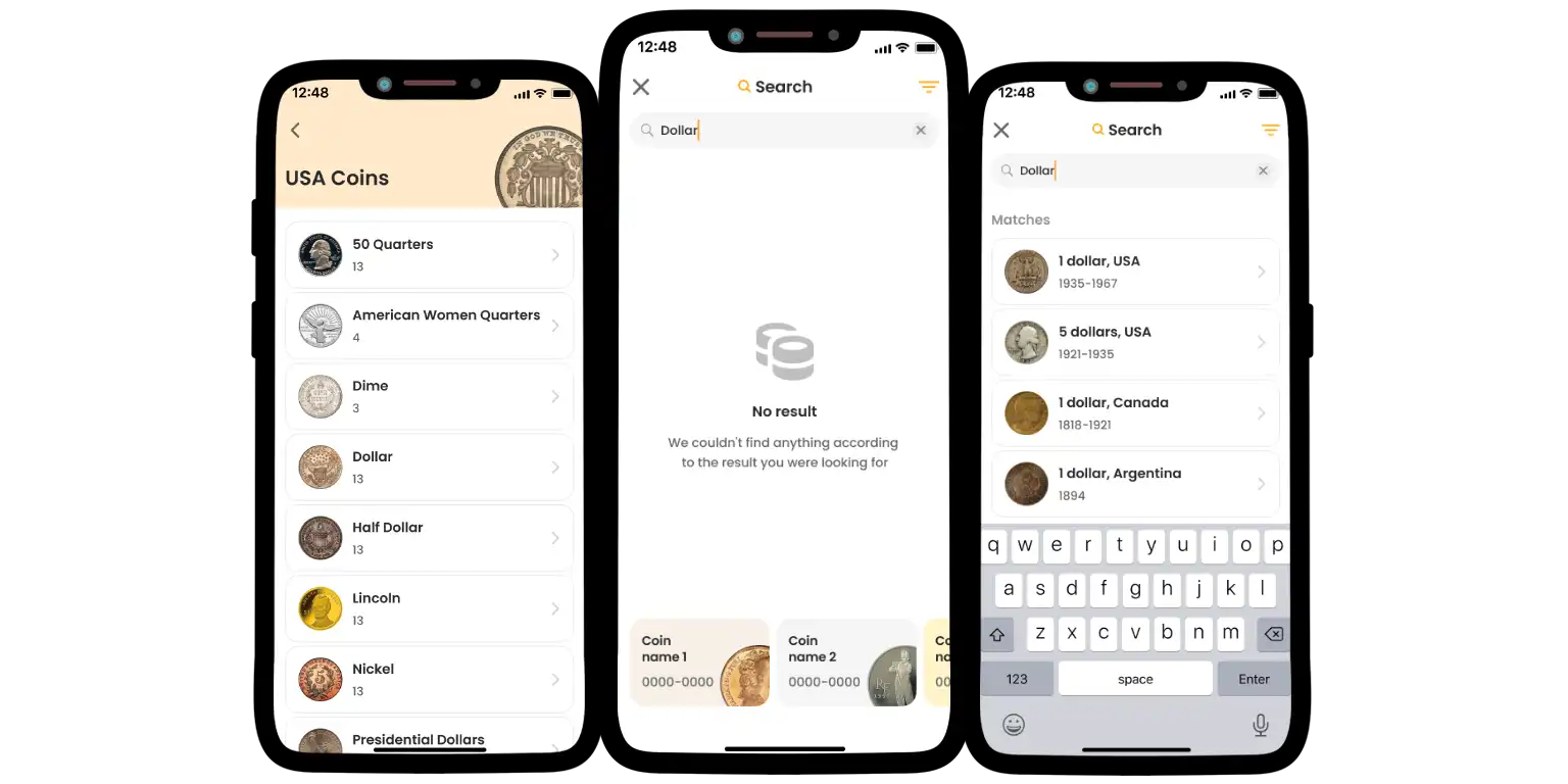 A part of the Coin ID Scanner app interface.